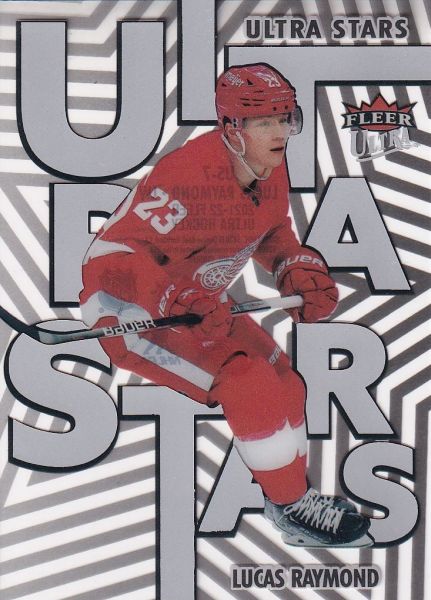 insert karta LUCAS RAYMOND 21-22 Fleer Ultra Ultra Stars číslo US-7